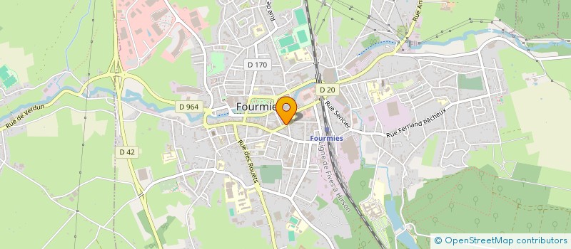 localisation de l'entreprise T HOME ELEC à FOURMIES