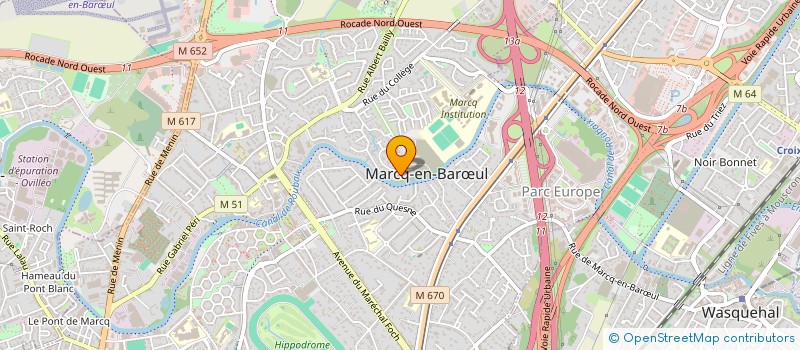 localisation de l'entreprise T HOME & LO DIFFUSION à MARCQ-EN-BARŒUL