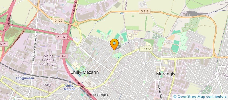 localisation de l'entreprise T.I DRIVE COMPANY  CHILLY-MAZARIN