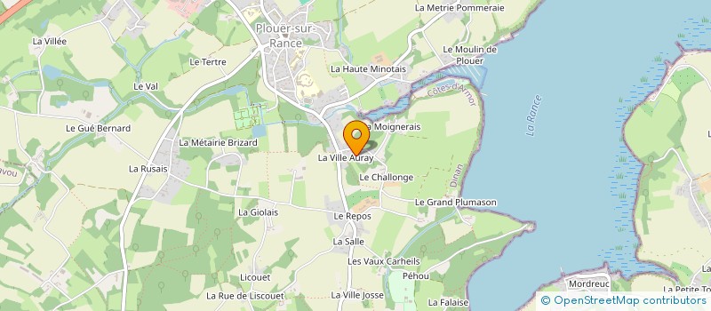 localisation de l'entreprise T&I EVALUATIONS à PLOUER-SUR-RANCE