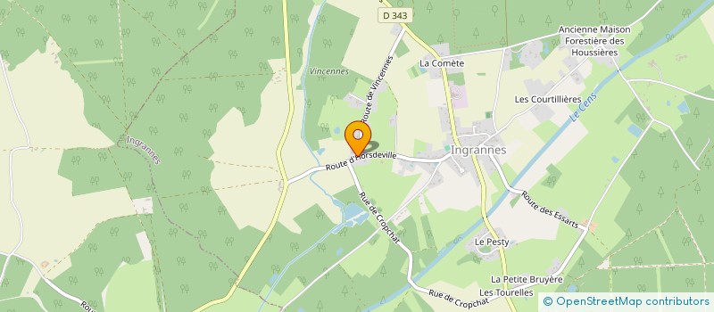 localisation de l'entreprise T.I.L.D. à INGRANNES