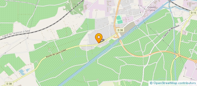 localisation de l'entreprise T.I.M à BEAUCAIRE