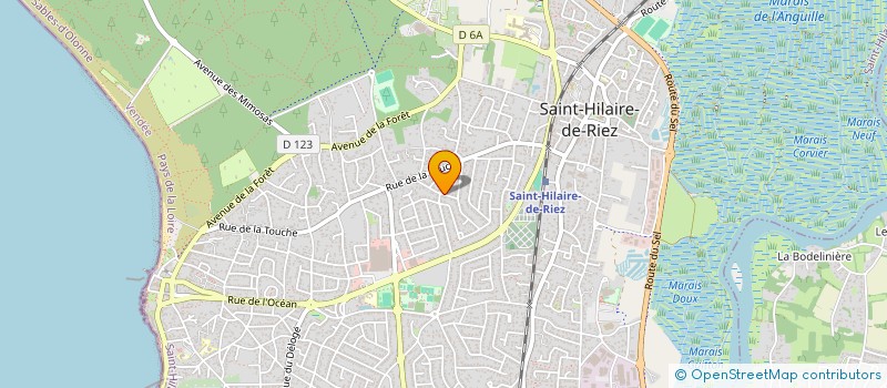 localisation de l'entreprise T.I.M. à SAINT-HILAIRE-DE-RIEZ