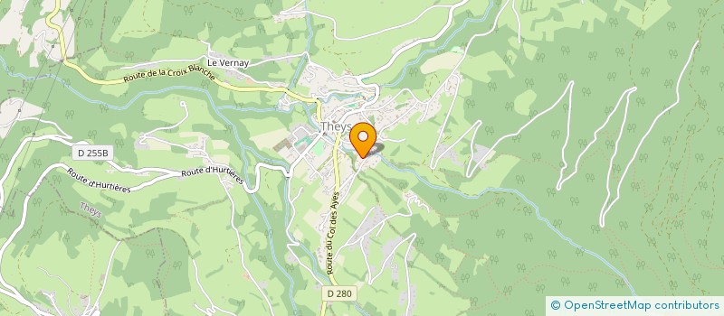 localisation de l'entreprise T I M INGENIERIE  CRETS EN BELLEDONNE