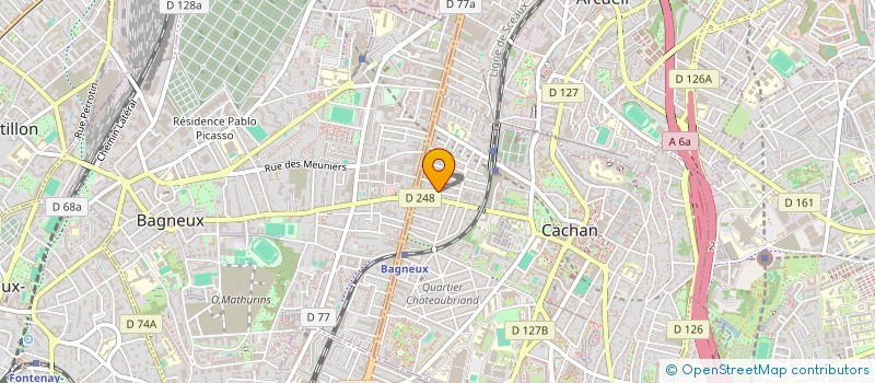 localisation de l'entreprise T'IMMO AZUR  CACHAN