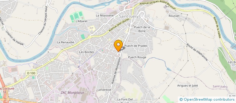 localisation de l'entreprise T'INQUIETE MOBYLETTE à SAINT-JUERY
