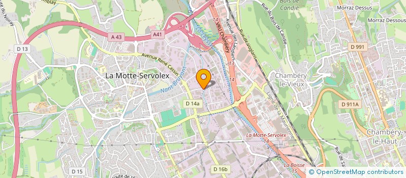 localisation de l'entreprise T J 2 M à LA MOTTE-SERVOLEX