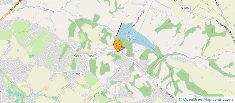 localisation de l'entreprise T&J  SERRES-CASTET