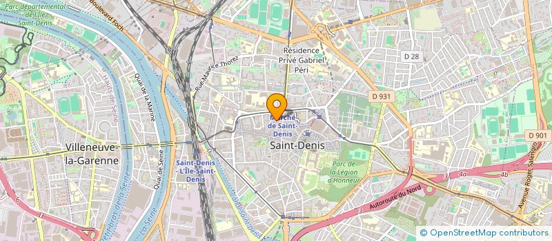 localisation de l'entreprise T.J.B. REVETEMENTS  SAINT-DENIS