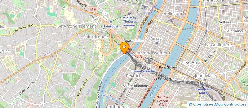 localisation de l'entreprise T.J.C. SA à LYON