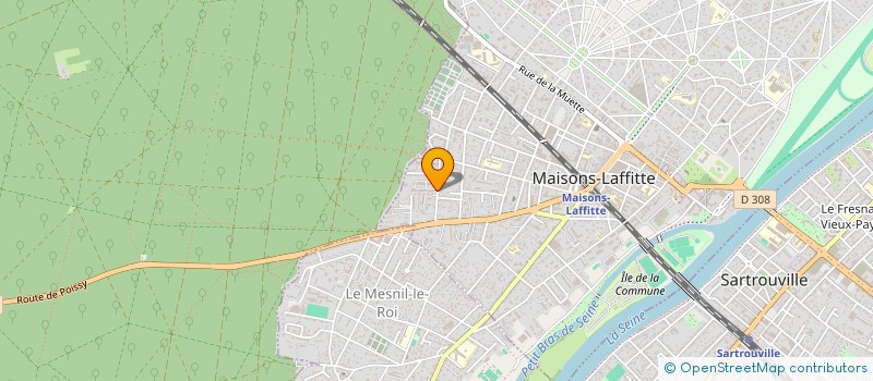localisation de l'entreprise T.J ET Z à MAISONS-LAFFITTE