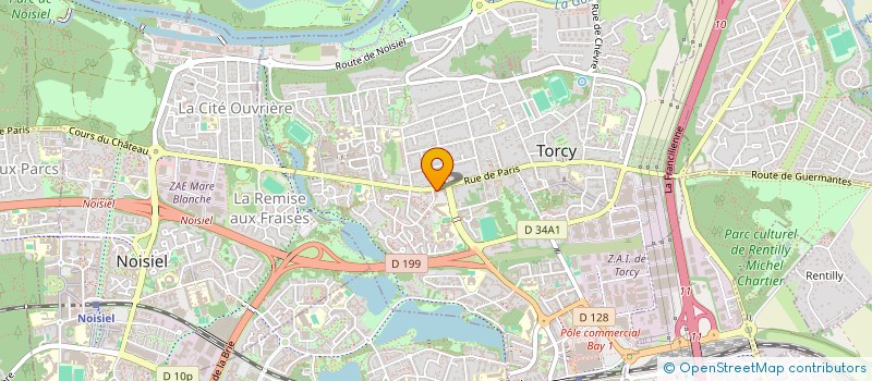 localisation de l'entreprise T.J INCENDIE à TORCY