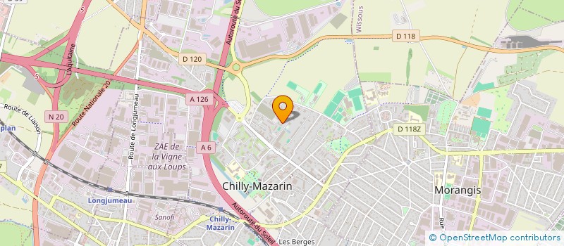 localisation de l'entreprise T J S à CHILLY-MAZARIN