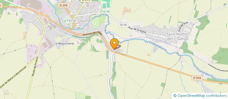 localisation de l'entreprise T.J.S.E  LA FERTE-GAUCHER