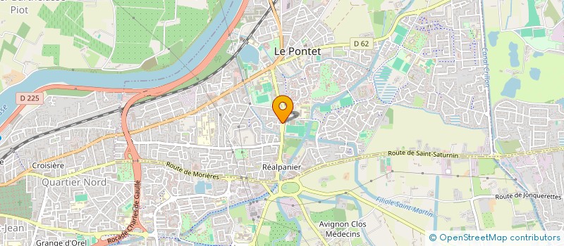 localisation de l'entreprise T.K.A.D. ETANCHEITE  LE PONTET