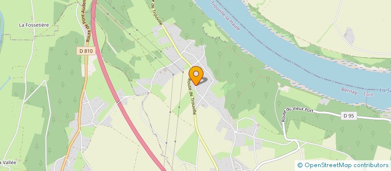 localisation de l'entreprise T K IMMOBILIER  TROUVILLE-LA-HAULE