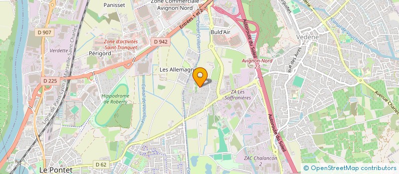 localisation de l'entreprise T.K. MACONNERIE à VEDENE