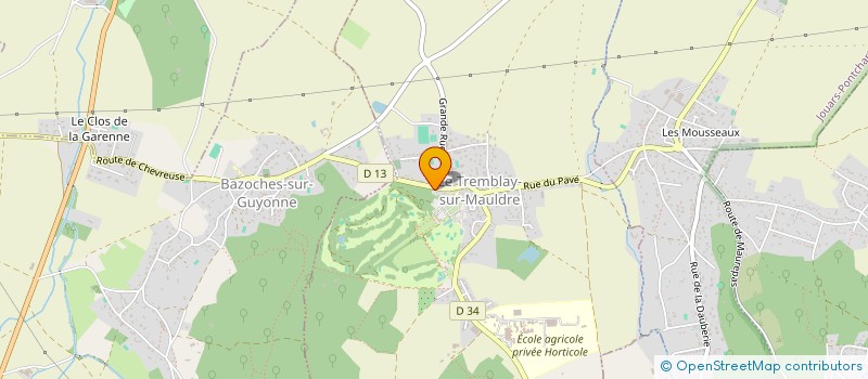 localisation de l'entreprise T.K.T.L.  LE TREMBLAY-SUR-MAULDRE