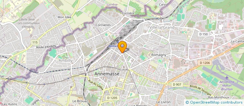 localisation de l'entreprise T L à ANNEMASSE