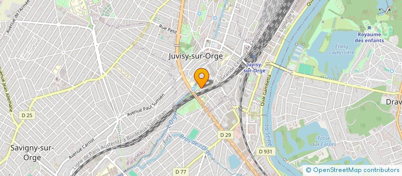 localisation de l'entreprise T.L BATIMENT à JUVISY-SUR-ORGE