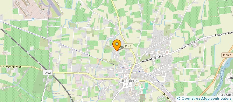 localisation de l'entreprise T.L.D.O à JONQUIERES