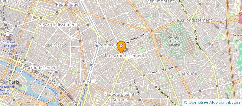 localisation de l'entreprise T L F  PARIS