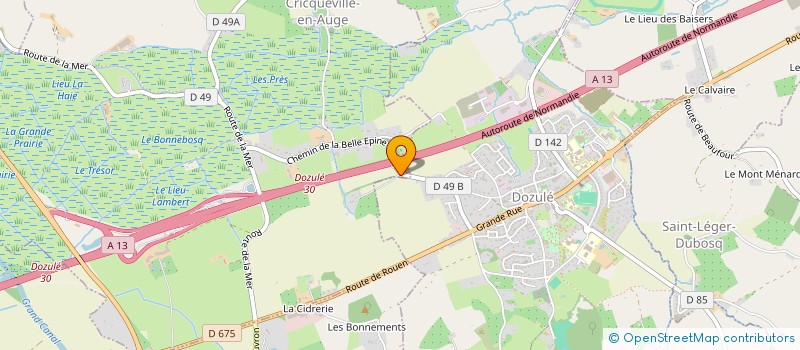 localisation de l'entreprise T.L.G.  ANNEBAULT