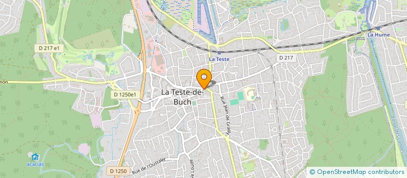 localisation de l'entreprise T.L.G.A  LE TEICH