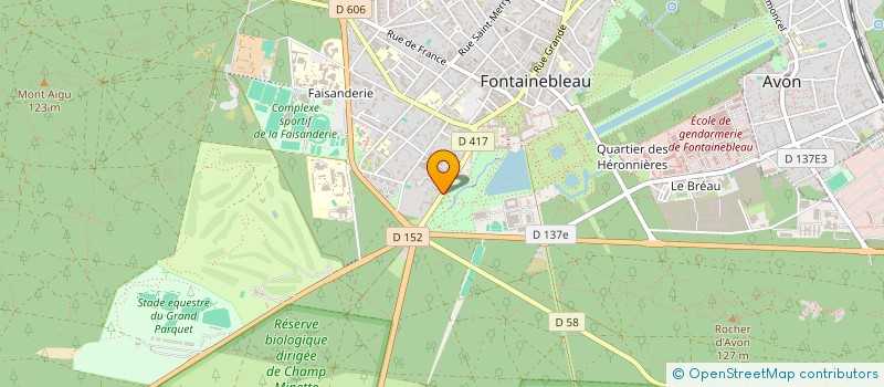 localisation de l'entreprise T&L IMMOBILIEN  FONTAINEBLEAU