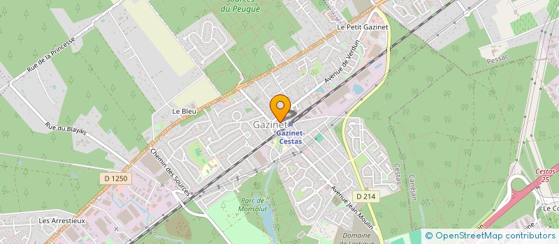 localisation de l'entreprise T.L INVEST  GRADIGNAN