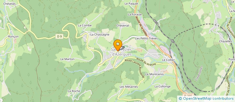 localisation de l'entreprise T L J'S  SAINT-NIZIER-D'AZERGUES