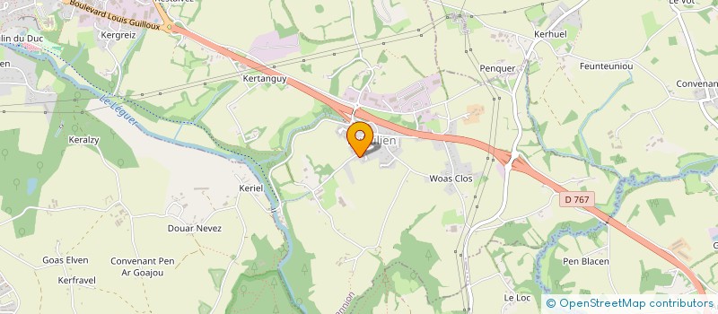 localisation de l'entreprise T.L.L. INVESTISSEMENTS  LANNION