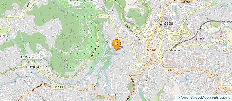 localisation de l'entreprise T.L.N.G. à GRASSE