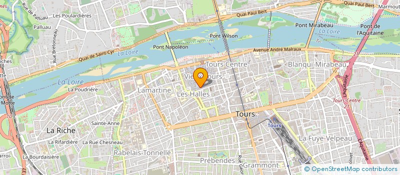 localisation de l'entreprise T L ORGANISATION  TOURS