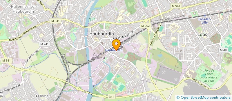 localisation de l'entreprise T.L.P.G  HAUBOURDIN