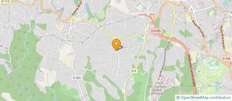 localisation de l'entreprise T.L.P. PIERINI TERRASSEMENT  GRASSE
