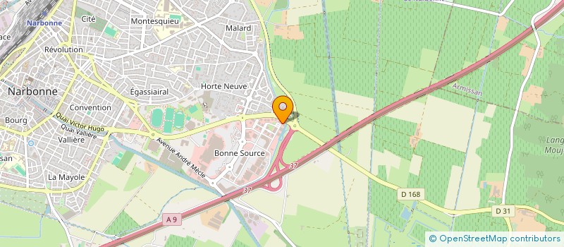 localisation de l'entreprise T L R  NARBONNE