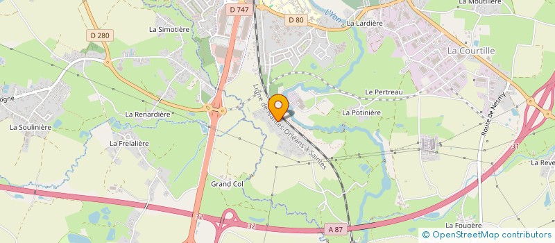localisation de l'entreprise T.L.S.P. à LA ROCHE-SUR-YON