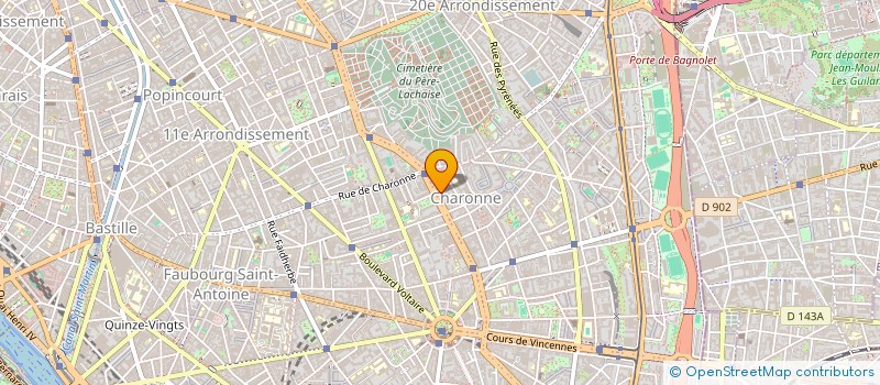 localisation de l'entreprise T.L.T  PARIS