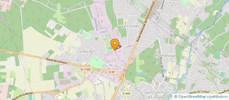 localisation de l'entreprise T.L.T à ARPAJON