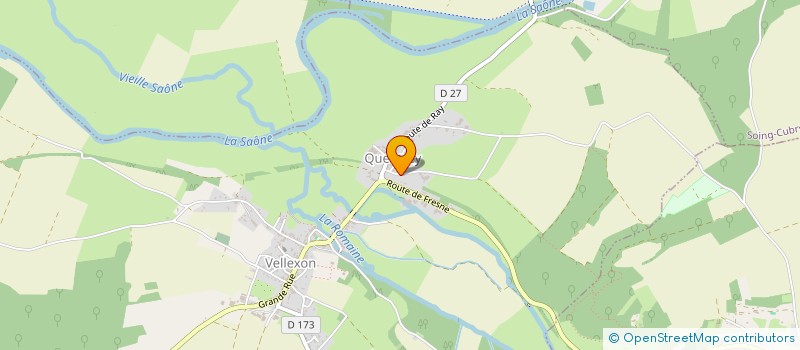 localisation de l'entreprise T.L.T. 70  VELLEXON-QUEUTREY-ET-VAUDEY