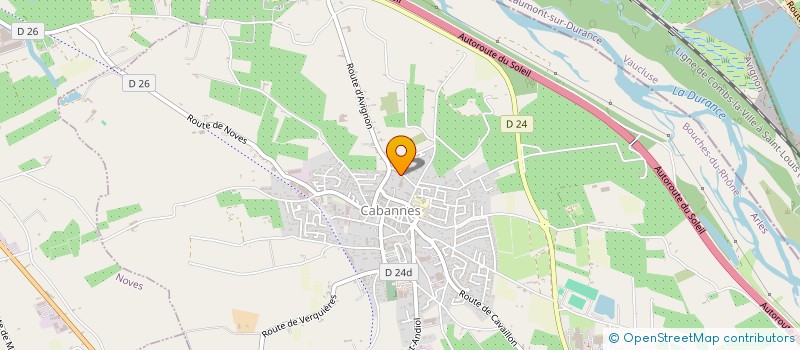 localisation de l'entreprise T.L.T.P  CABANNES