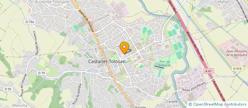 localisation de l'entreprise T.L.V. à CASTANET-TOLOSAN