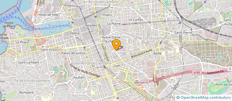 localisation de l'entreprise T.M.2 à MARSEILLE