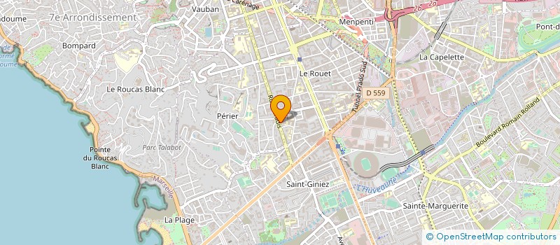 localisation de l'entreprise T &M  MARSEILLE