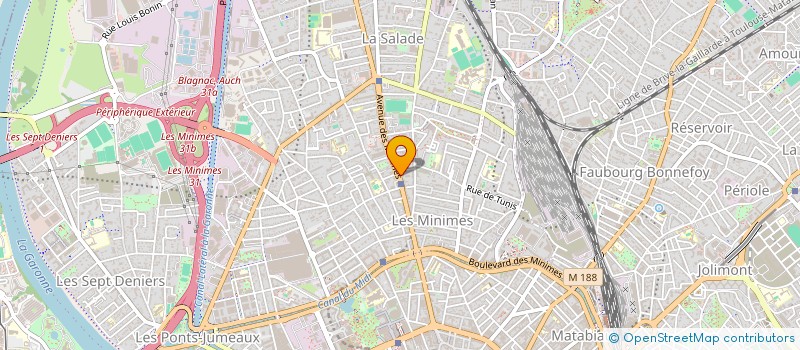 localisation de l'entreprise T & M à TOULOUSE