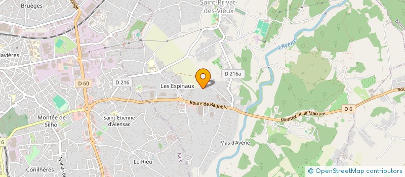 localisation de l'entreprise T&M  SAINT-PRIVAT-DES-VIEUX