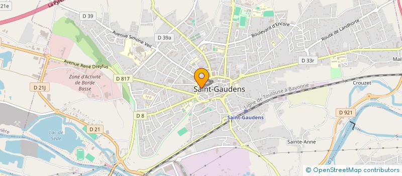 localisation de l'entreprise T.M à SAINT-GAUDENS