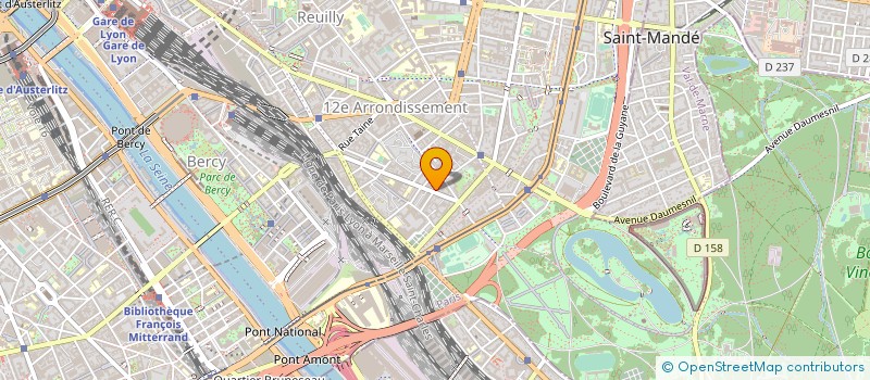 localisation de l'entreprise T M A  PARIS