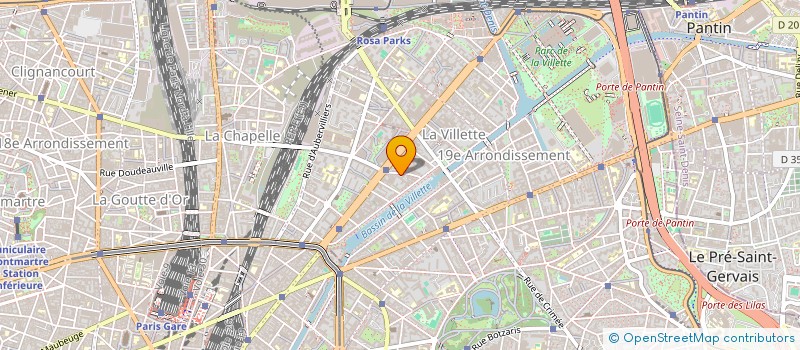 localisation de l'entreprise T.M.A.H.ECHAFAUDAGE à PARIS